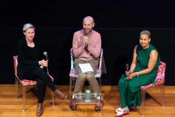 Filmmaker Ben Hackworth hosts a discussion with shorts filmmakers Mieke Thorogood and Mimo Mukii